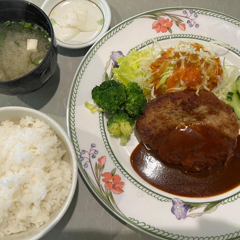 本日のランチサービス(ハンバーグ)(サンポスト)