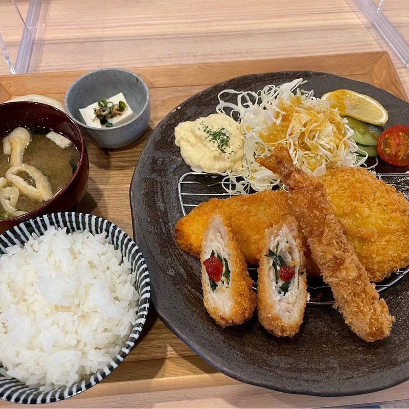 ミックスフライ定食(ブルックス)