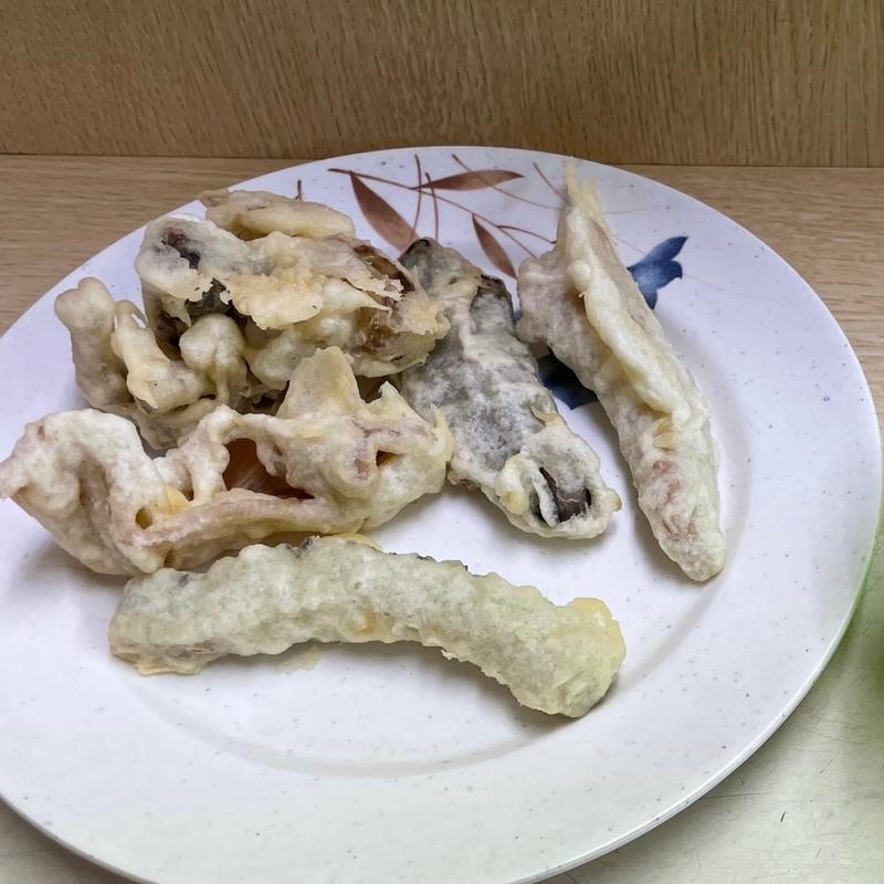 ホルモン天ぷら5種盛り合わせ(ますい)