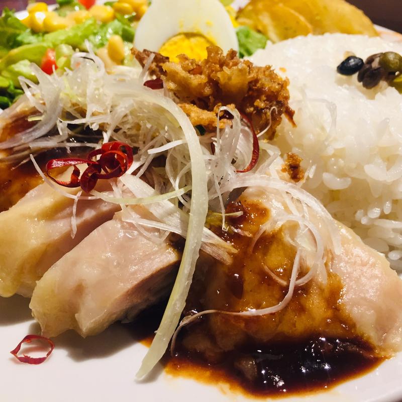 シンガポールチキンプレート(ベビーフェイスプラネッツ 鹿児島宇宿店)