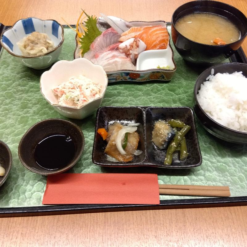 刺身定食(かにじまん )