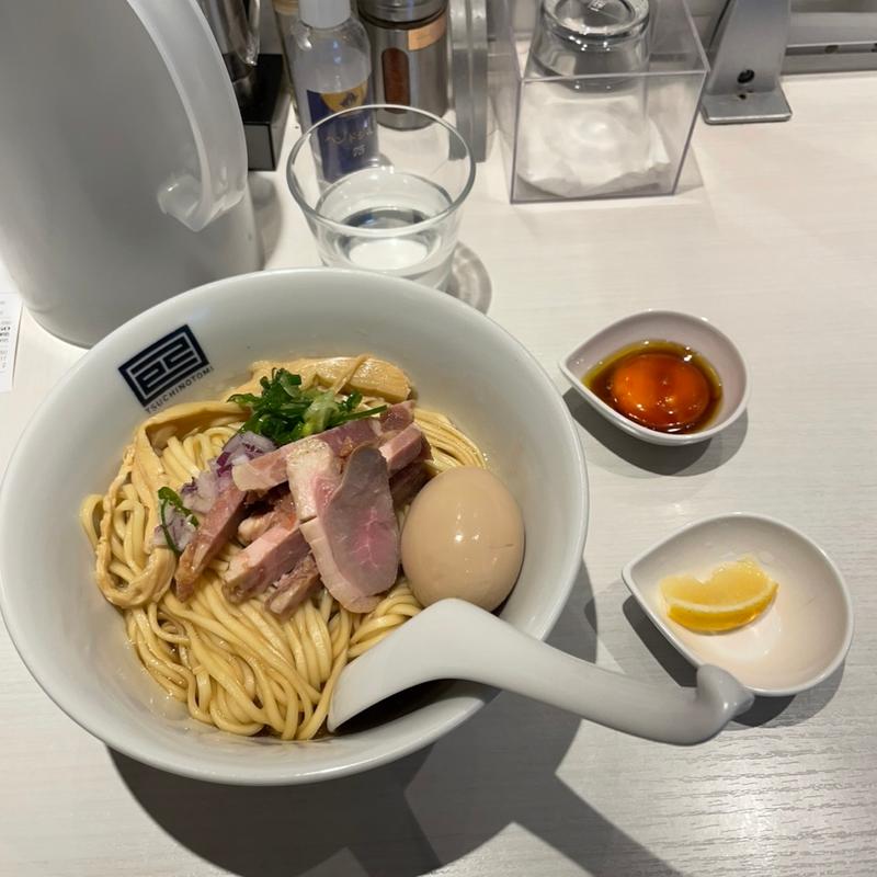 鴨✖︎鶏出汁　自家製鶏油まぜそば(淡麗拉麺 己巳 （つちのとみ）)