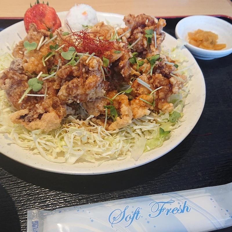 唐揚げサラダ定食(つかさ定)