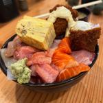 生本鮪大トロ入り寿司屋のまかない丼