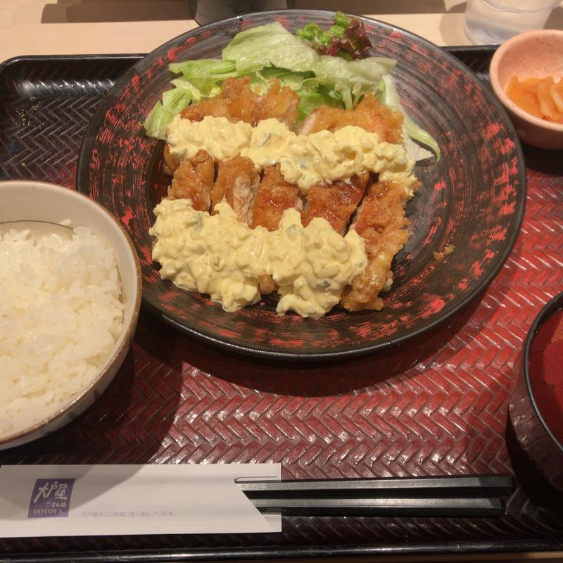 大戸屋風チキン南蛮定食(大戸屋ごはん処 京都錦小路店)