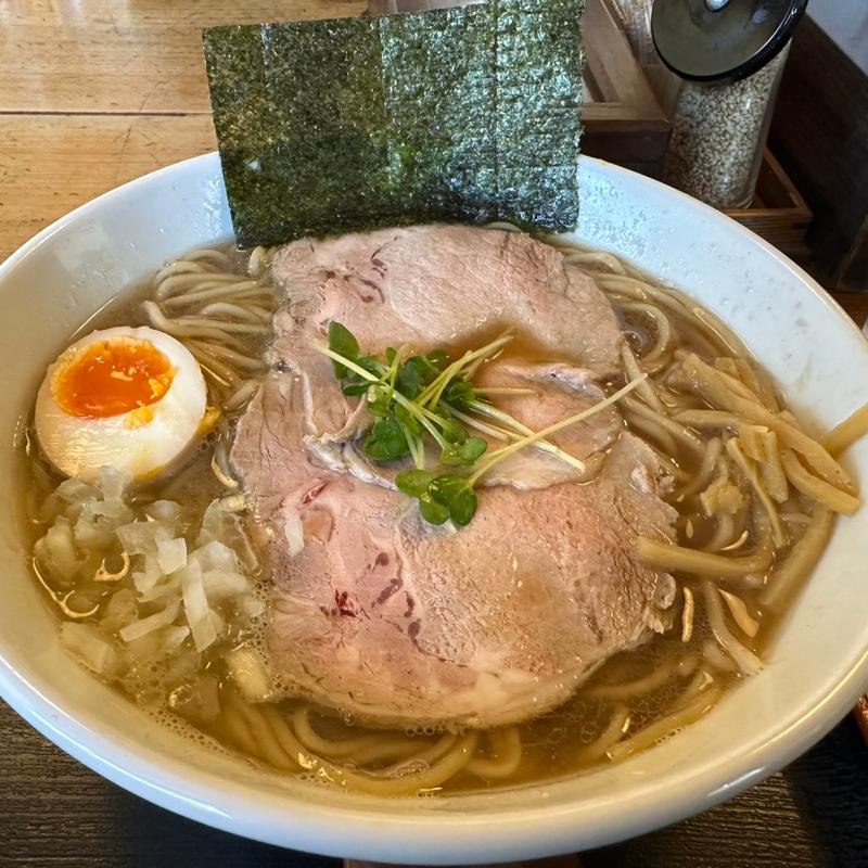 にぼしらーめん（クーポンで大盛り）(和風らーめん 凪)