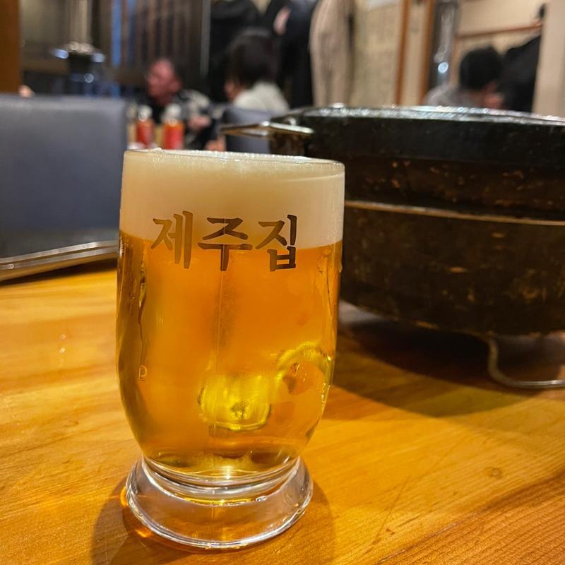 生ビール（アサヒ）(済州家 高崎 （炭火・焼肉市場）)