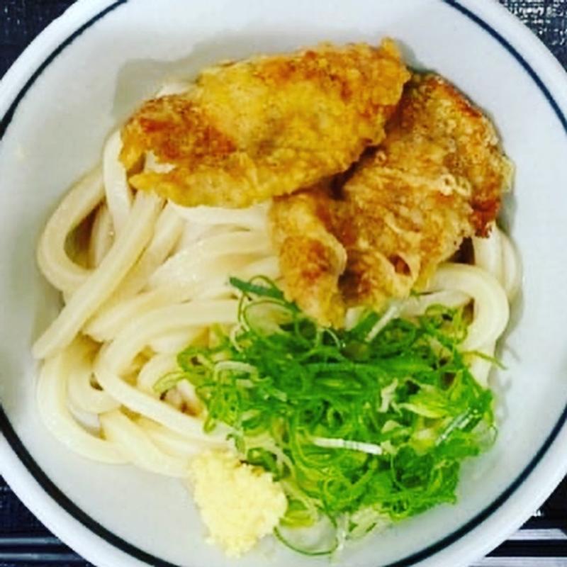 とり天ぶっかけうどん2ケ入(つくもうどん 塩小路本店)