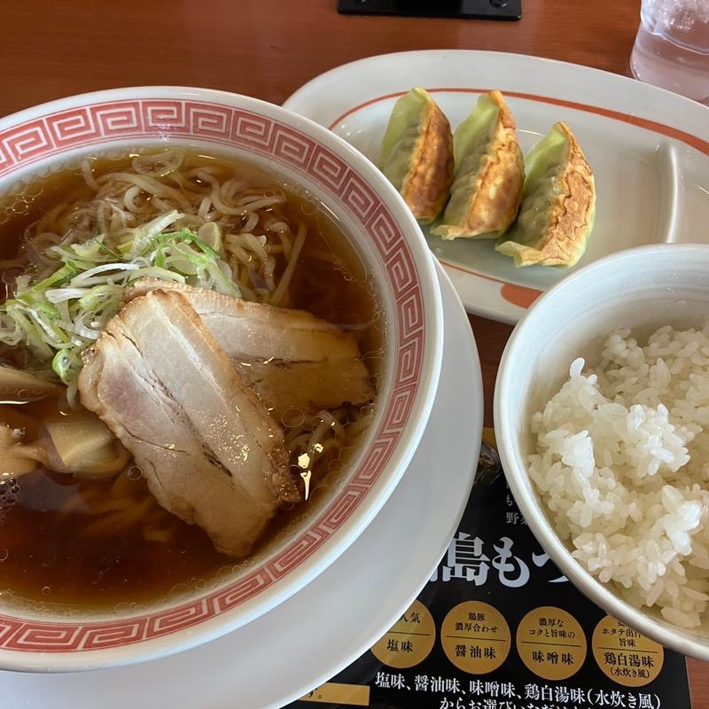 中華そばクラシック+サンコ餃子セット(幸楽苑 日立相田店 )