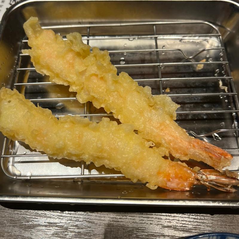 大海老てんぷら(天ぷらと寿司酒場 新天家-しんてんち- 長岡店)