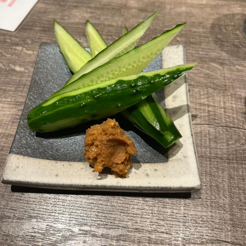 もろきゅう(天ぷらと寿司酒場 新天家-しんてんち- 長岡店)