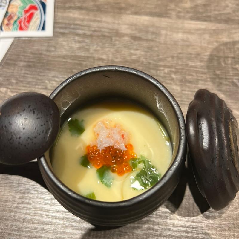 茶碗蒸し(天ぷらと寿司酒場 新天家-しんてんち- 長岡店)