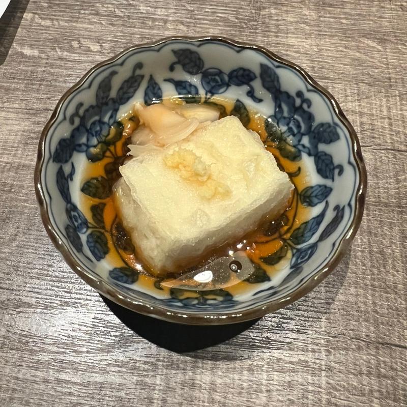 お通し(天ぷらと寿司酒場 新天家-しんてんち- 長岡店)