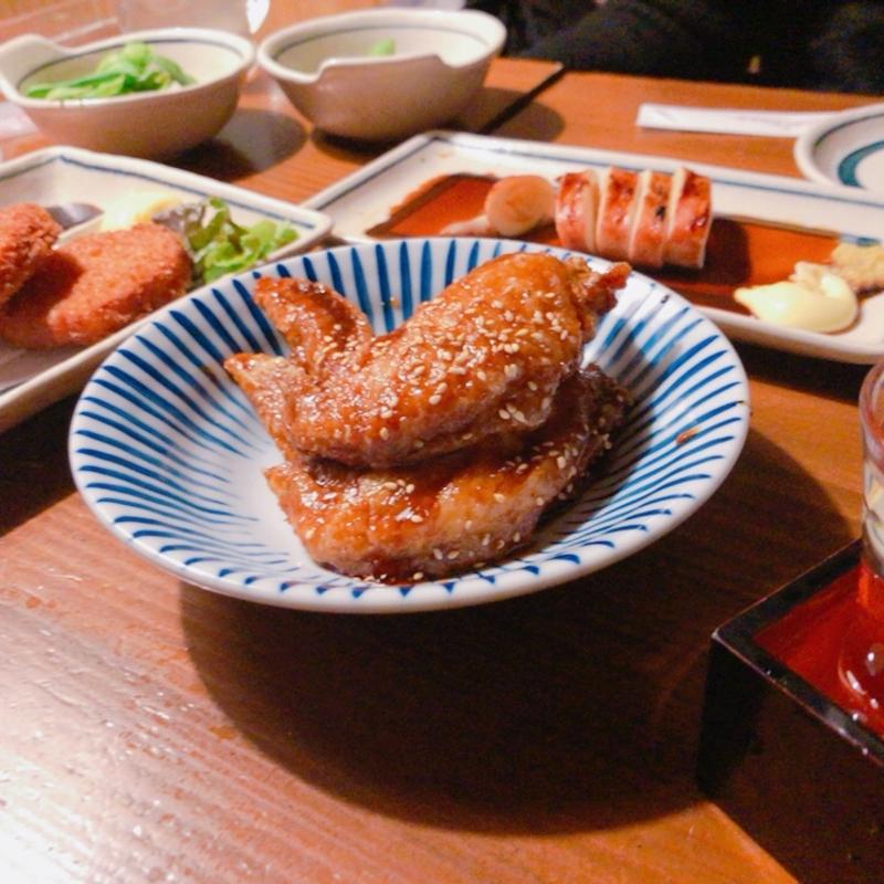 特製手羽先(炉ばた焼 たぬき茶屋)