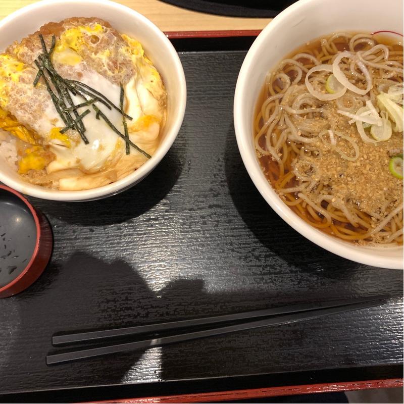 ミニカツ丼セット(いろり庵きらく 府中本町店)