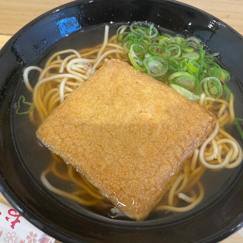 きつねそば(えきそば在来線上り店)