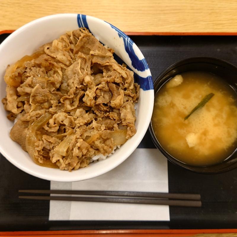 牛めし大盛り(松屋 山梨竜王店 )