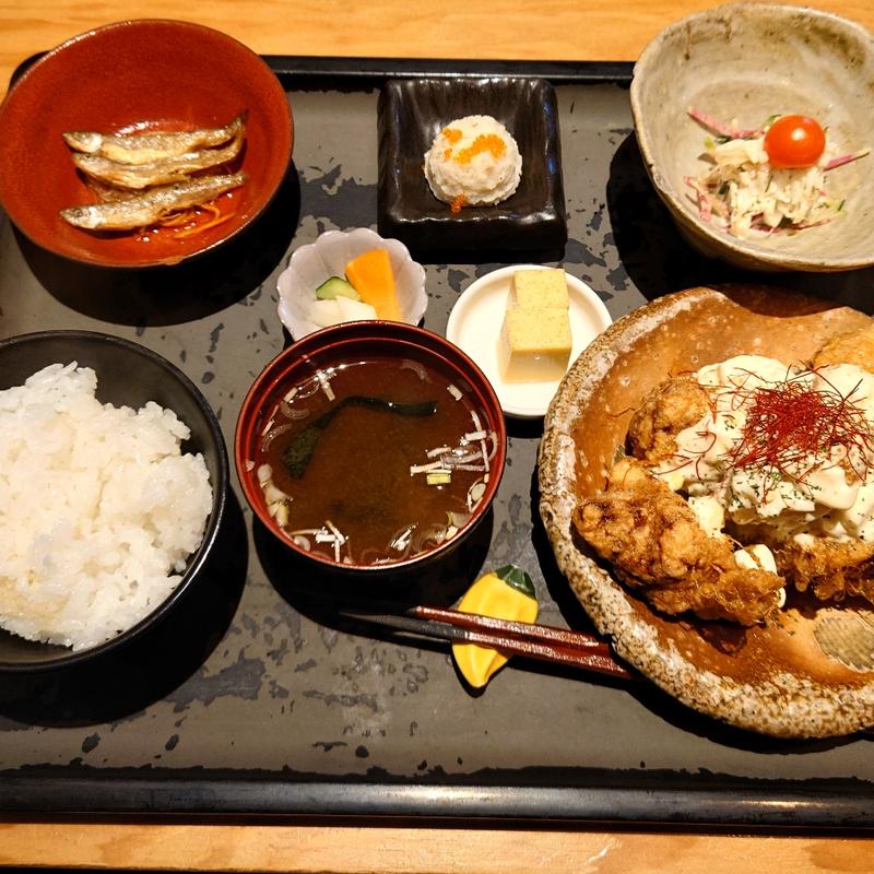 鶏南蛮定食(銀しゃり処 米右衛門)