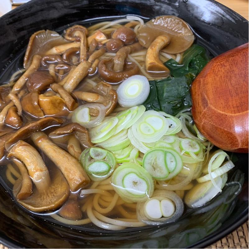 原木なめこそば(十割そば　初音)