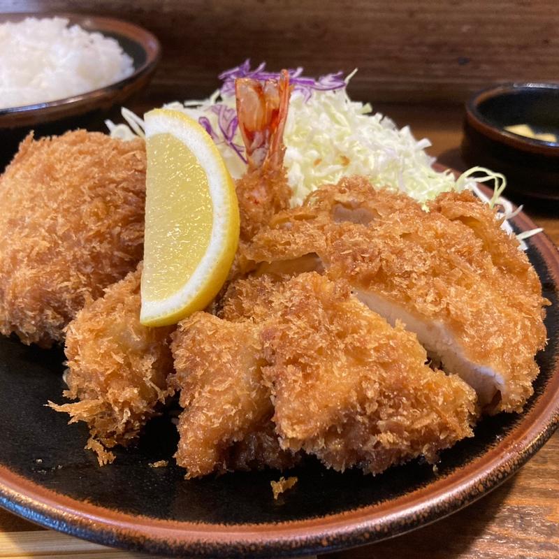 ミックスカツ定食(かつ吉 )