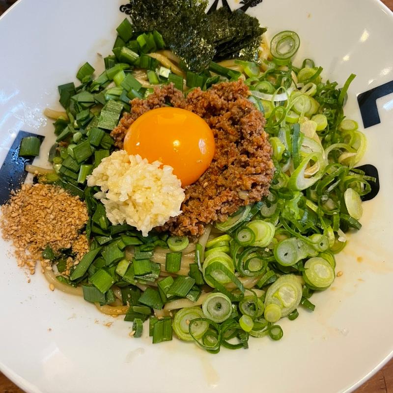 まぜそば大盛　追い飯付(麺者 風天 )