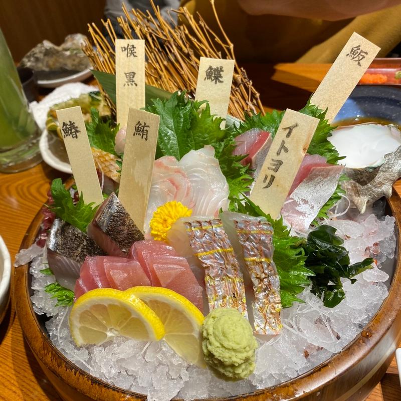 刺身盛合せ(三代目網元 魚鮮水産 出雲市駅南口店 )