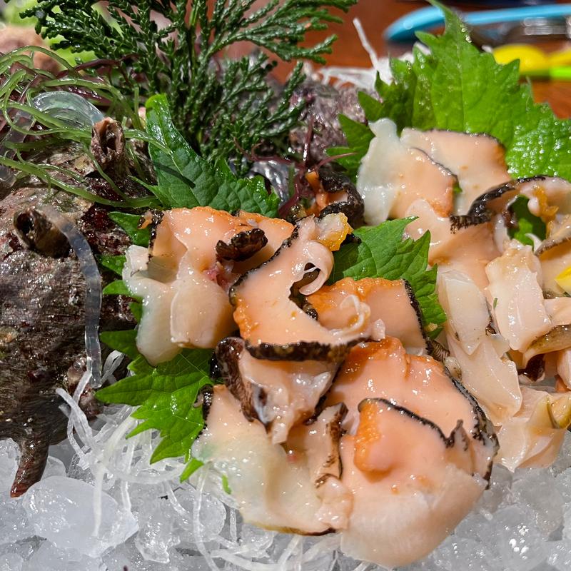 サザエ刺身(釣船茶屋 ざうお 亀戸駅前店)