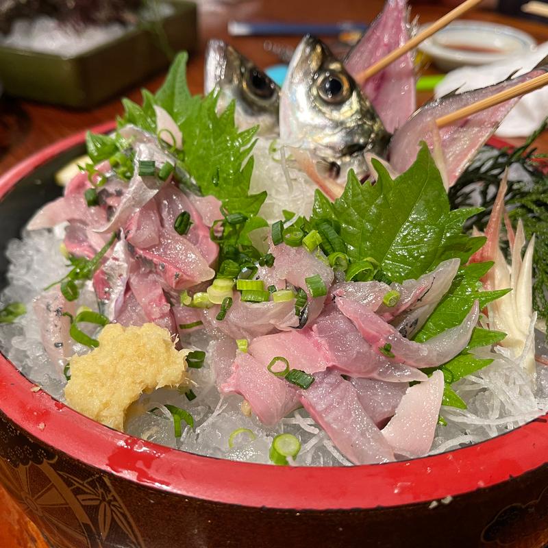 鯵たたき(釣船茶屋 ざうお 亀戸駅前店)