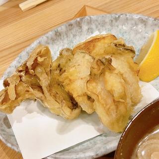 牡蠣の天ぷら（定食セット）(みこと屋)