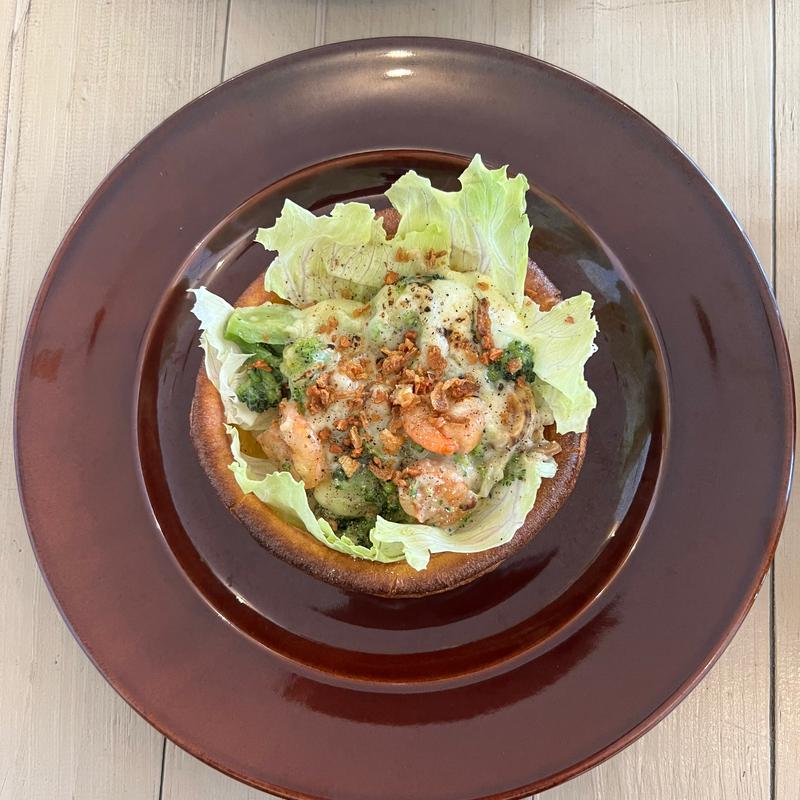 エビホタテのホワイトグラタン(ムッシュクルクル)