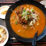 坦々刀削麺+チャーハン