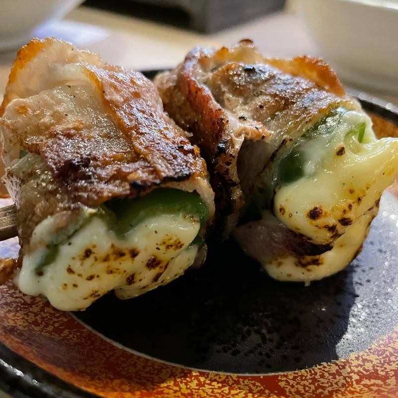 ピーマンチーズ(焼き鳥　石橋)