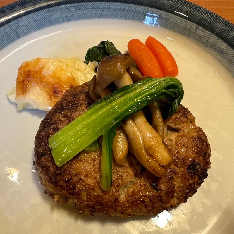 但馬牛ハンバーグセット(ボヌールポルテ)