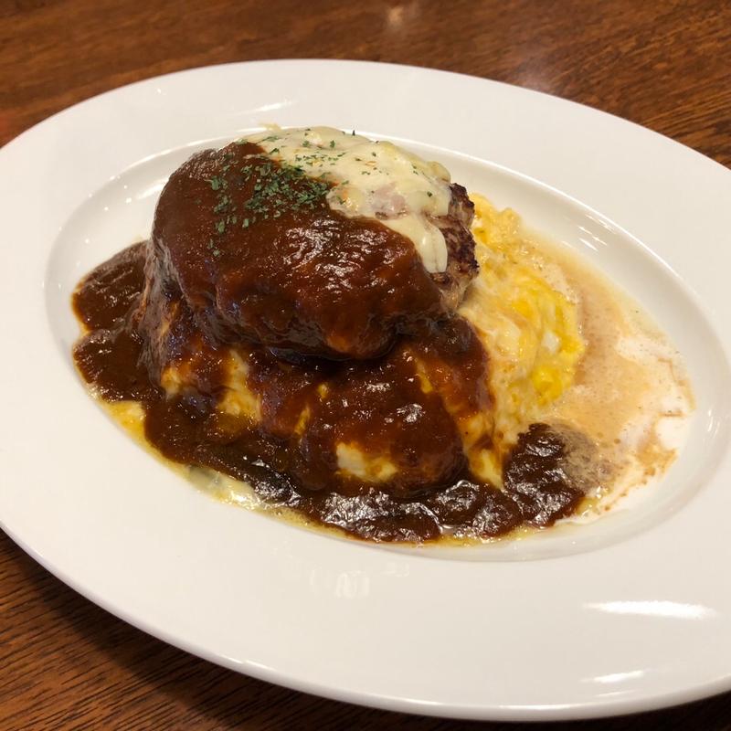 ハンバーグオムライス(トマト＆オニオン 我孫子店)