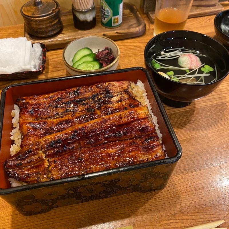 うな重、肝吸、大盛り(小暮や （こぐれや）)