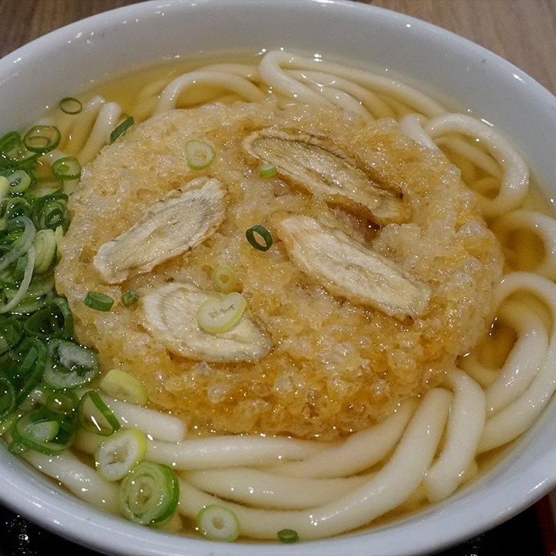 ごぼう天うどん(因幡うどん ソラリアステージ店)
