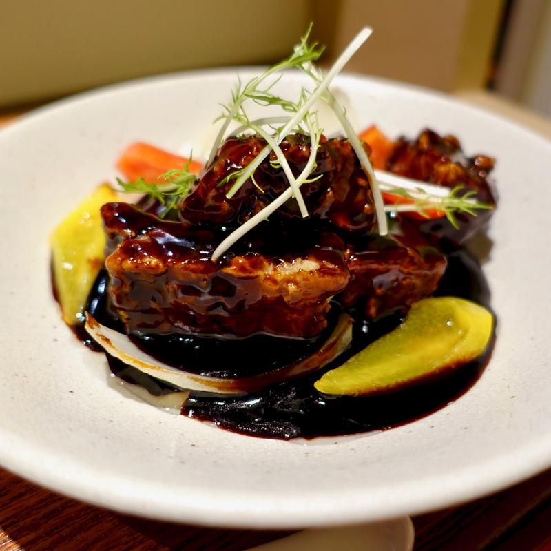 黒酢酢豚定食(日々是中華)