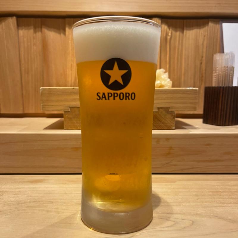 生ビール(鮨屋とんぼ 栄店)