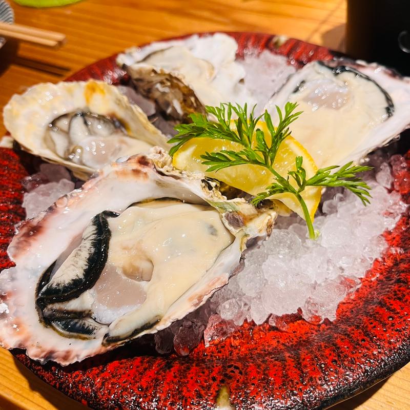 生牡蠣(BLANC’O 酒蔵SAKE食堂)