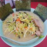 コテコテラーメン＋中盛＋トッピング野菜