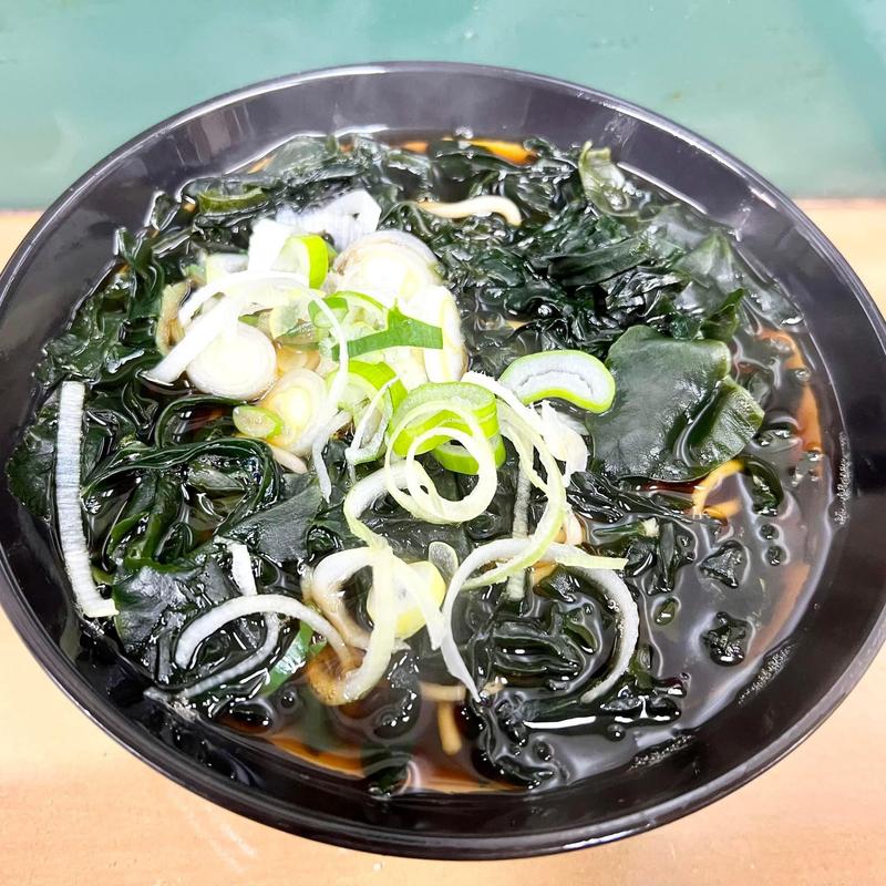 わかめそば(天亀そば)