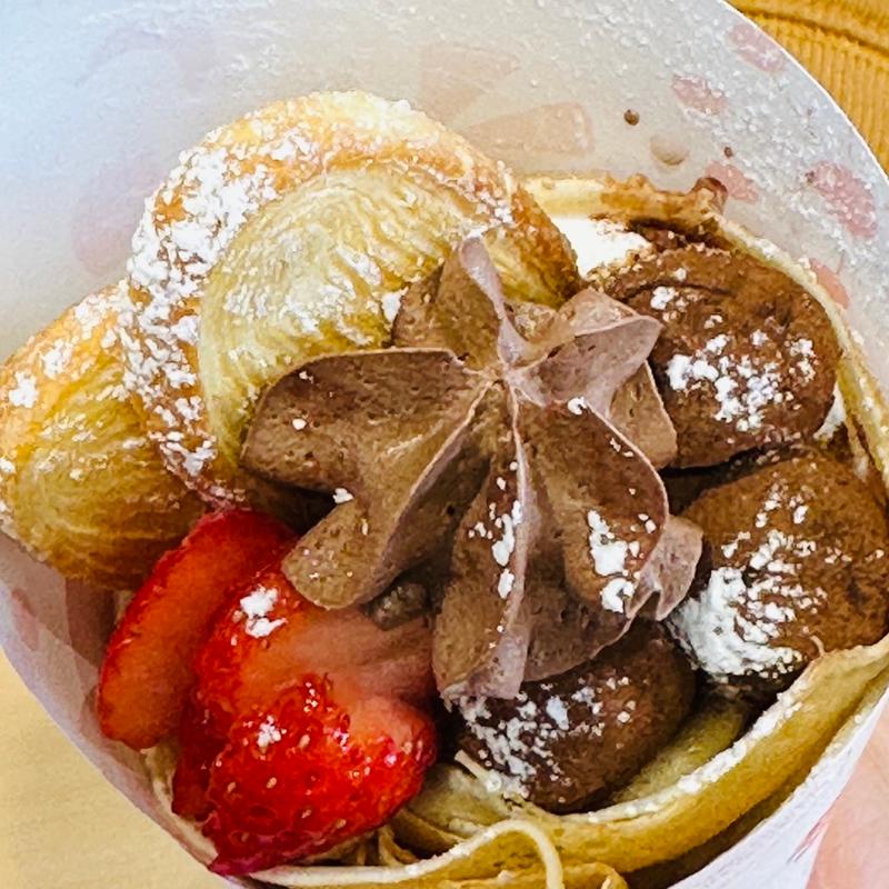 トリュフチョコクレープ(モレラ岐阜フードコート)