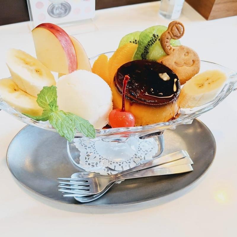 プリンアラモード(喫茶ゾウ)