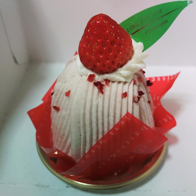 濃い苺のモンブラン(シャトレーゼ 水沢店)