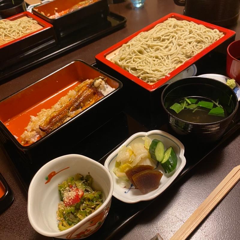 鰻重と夏の新蕎麦(そば会席 立会川 吉田家)