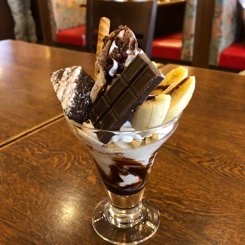 チョコバナナパフェ(トマト＆オニオン 我孫子店)