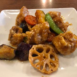 鶏と野菜の黒酢炒め(トマト＆オニオン 我孫子店)