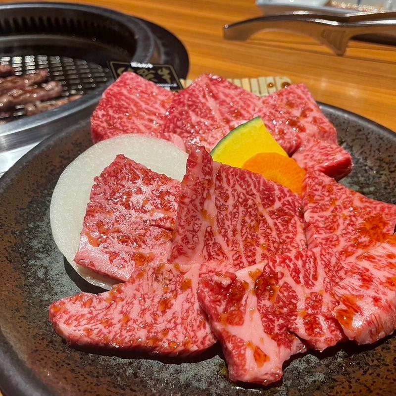 佐賀牛　上カルビ(炭火焼肉　まるじゅう )