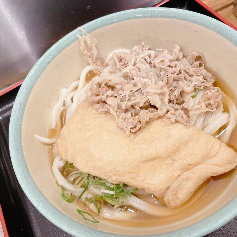 肉ぶっかけ、あげトッピング(おにやんま 人形町店)