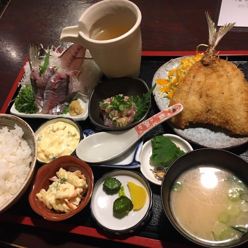 アジづくし定食(さえ丸おじさんの店 )